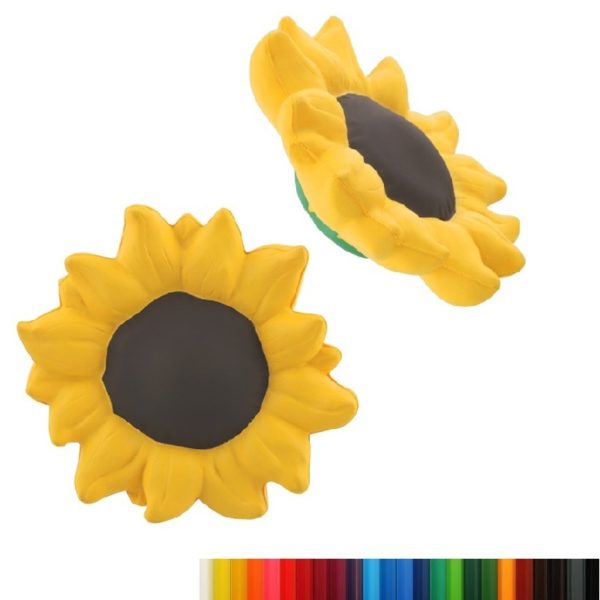 PU Foam Sunflower Stress Ball with Your Logo