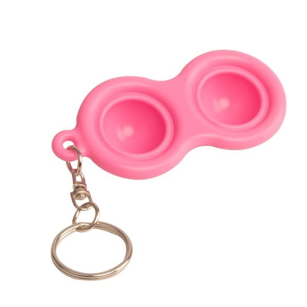 Silicone Pop 2 Bubble Keychain