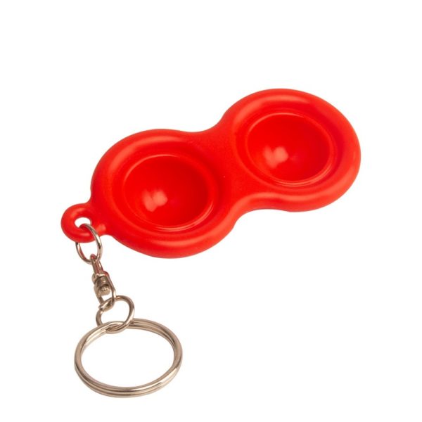 Silicone Pop 2 Bubble Keychain