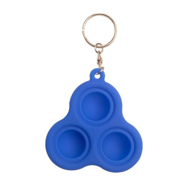 Silicone Pop 3 Bubble Keychain