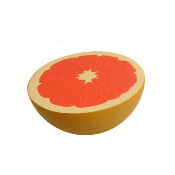 Grapefruit Half Shaped Stress Reliever