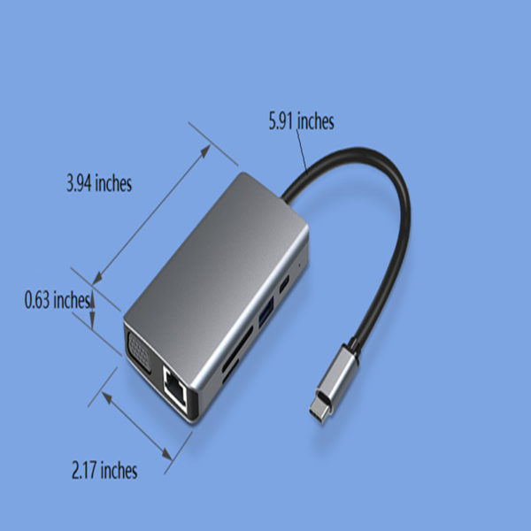 9 IN 1 Laptop Docking Station Type C Hub Adapter