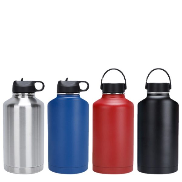 Stainless Steel 64 oz. Double Wall Bottle