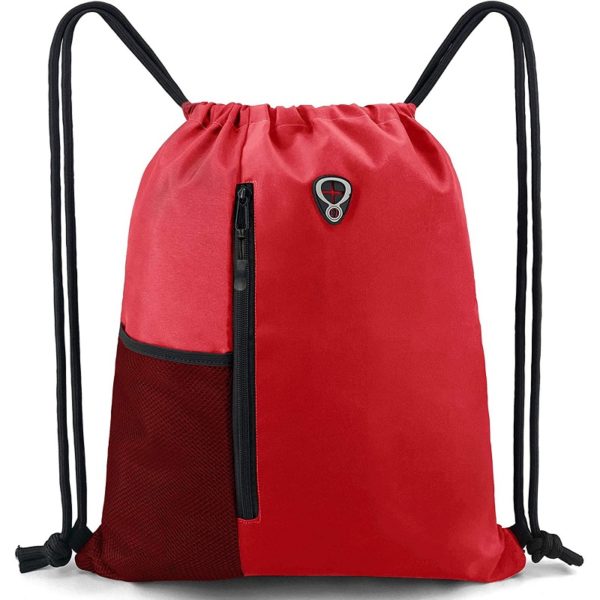 Large Size Backpack Bag with Zipper and Water Bottle Mesh Pockets