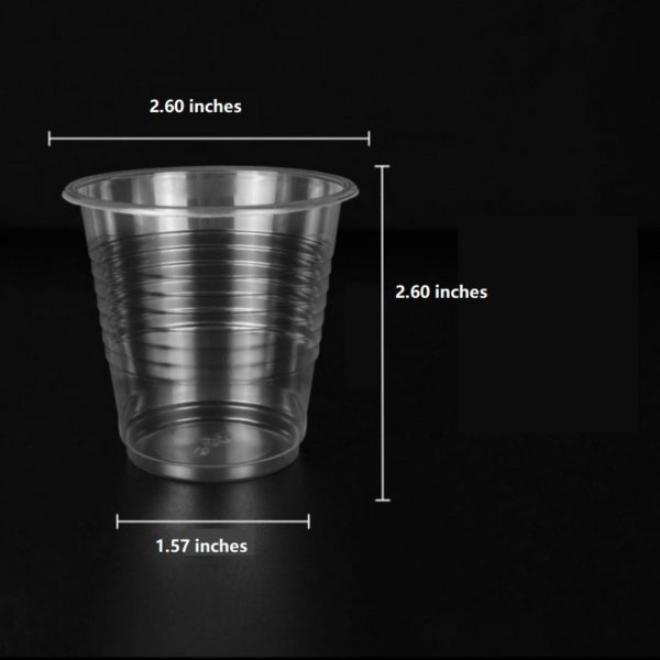 5 OZ Clear Disposable Plastic Cups