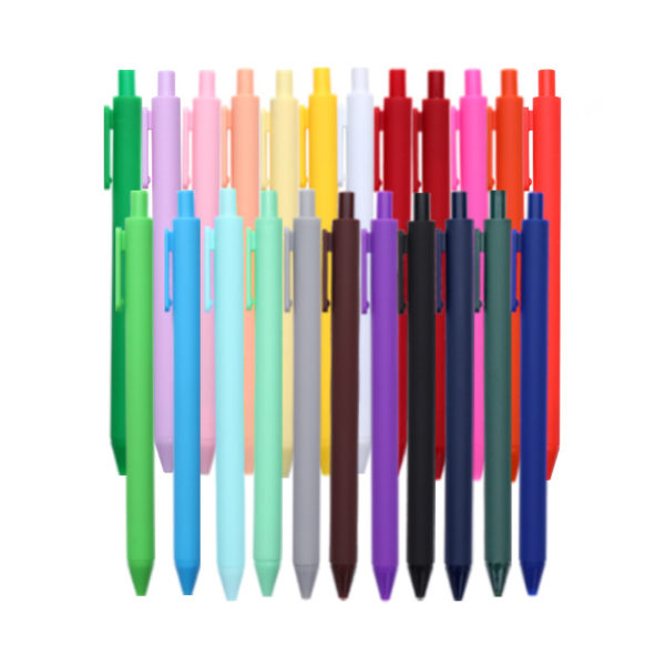 Candy-Colored Ballpoint Pen With Clip