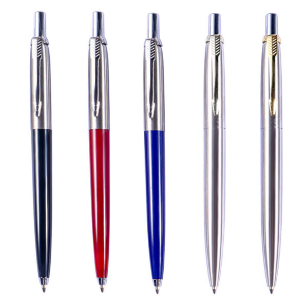 Stainless Steel Retractable Ballpoint Pens