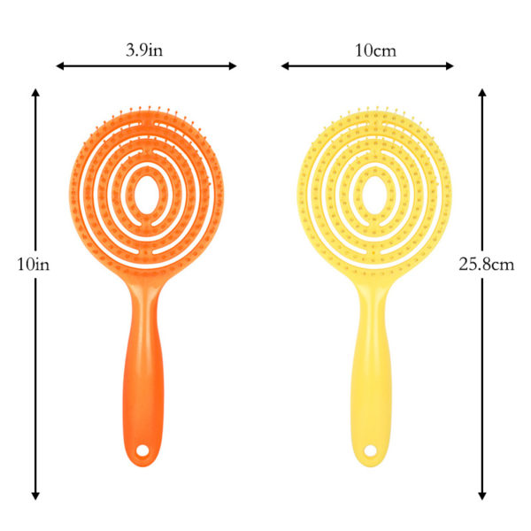 Round Shaped Airbag Comb