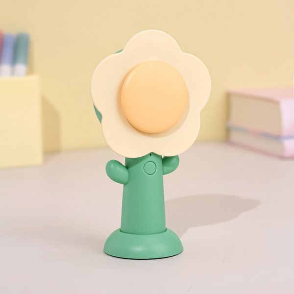 Flower handheld&Standing Fan