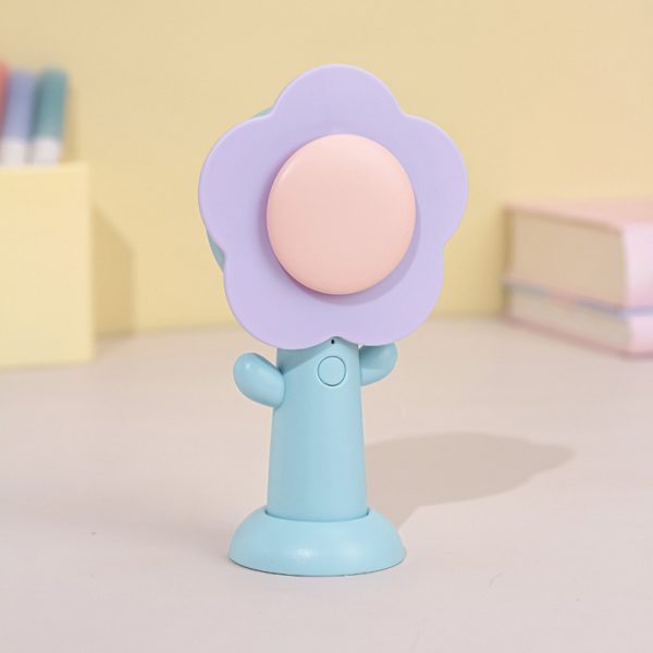 Flower handheld&Standing Fan