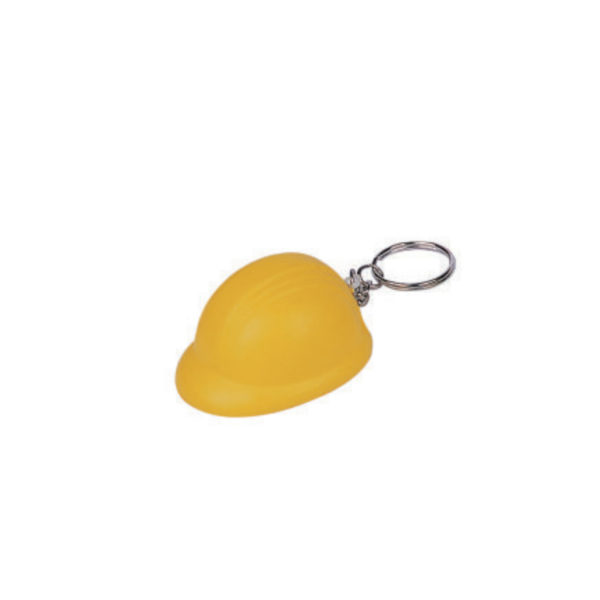 Hard Hat Stress Reliever Key Chain