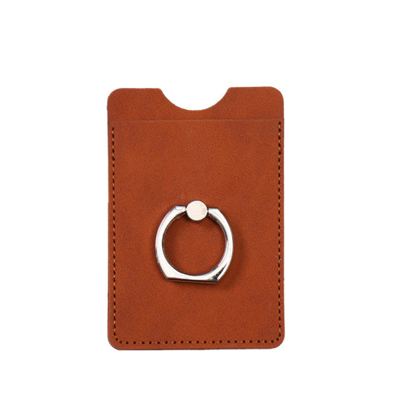 PU Phone Wallet with Ring