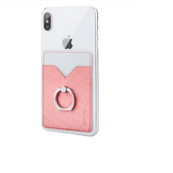 PU Phone Wallet with Ring