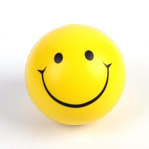 Smiley Face Stress Reliever Ball