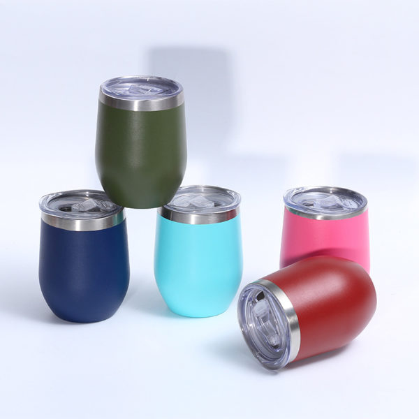 12oz Egg Shaped Mini Stainless Steel Vacuum Bottle