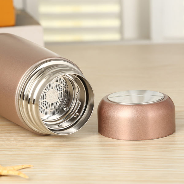 12oz Portable Metallic Stainless Steel Vacuum Bottle - Image 3