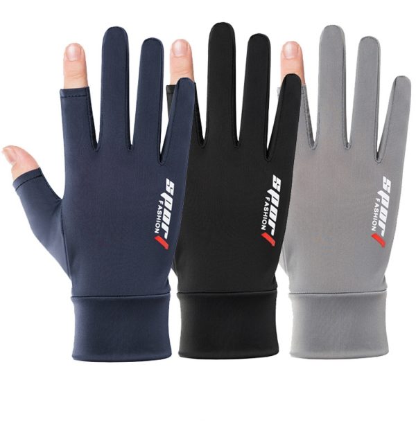 UV Protection Sports Fingerless Gloves