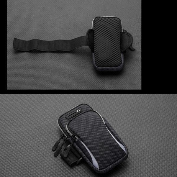 Black Waterproof Sports Armband Phone Holder