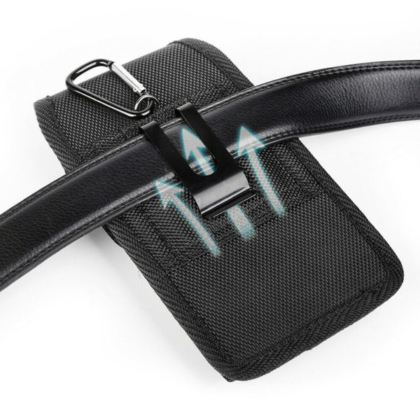 Black Mini Phone Fanny Pack for Outdoor Sports