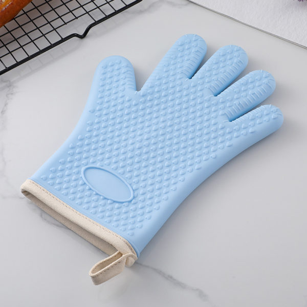 Multicolor Flexible Grill Oven Gloves