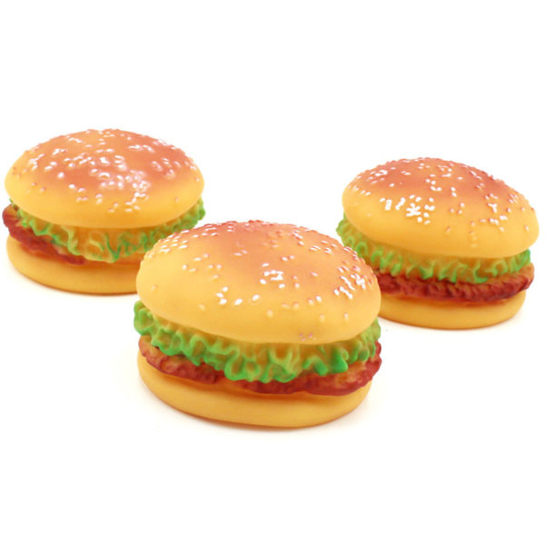 Rubber Burger Sound Toy