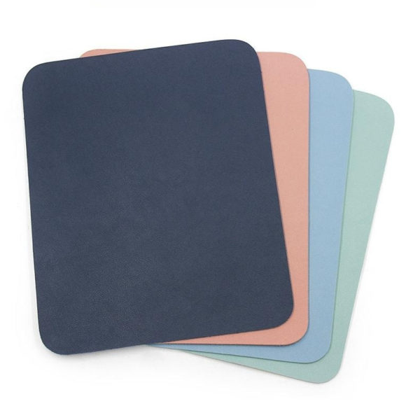 Solid Color PU Desk Mouse Pad