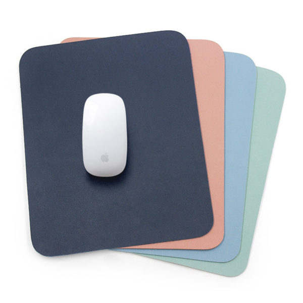 Solid Color PU Desk Mouse Pad