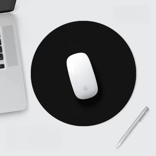 Round Solid Color PVC Mouse Pad