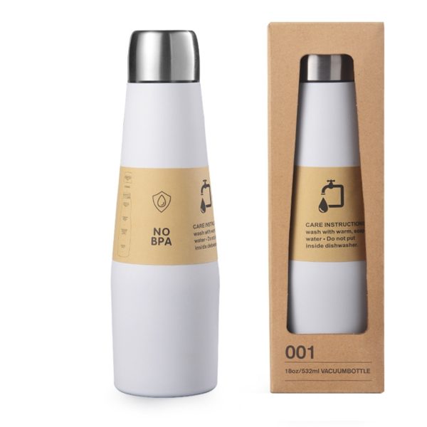 18oz Multi-Color Stainless Steel Vacuum Bottle