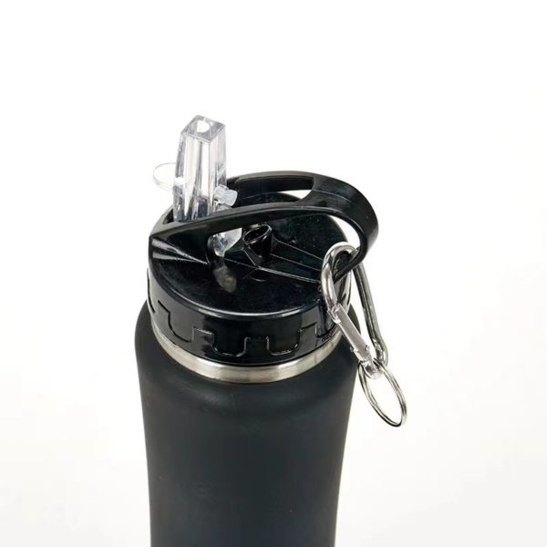 Multi-Color Outdoor Stainless Steel Vacuum Bottle with Handle