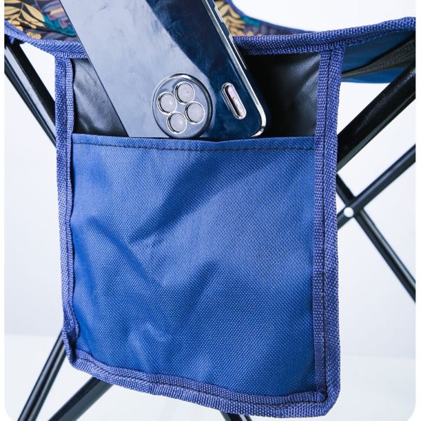 Leaf Pattern Outdoor Sports Folding Chair With Carrying Bag