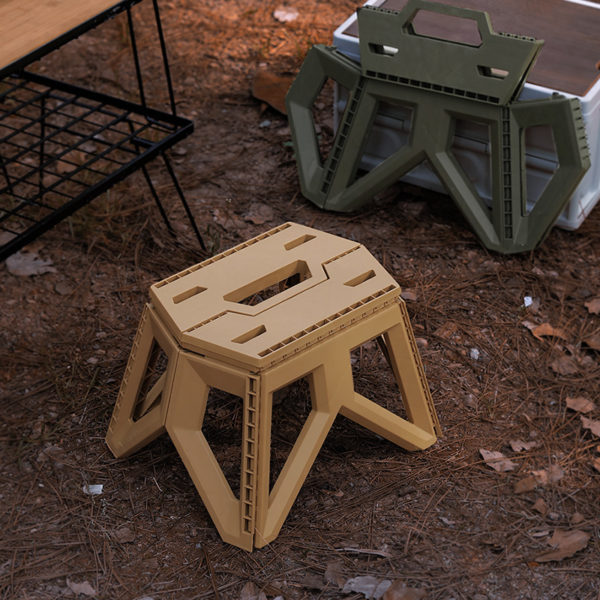 Thick Plastic Portable Folding Stool for Outdoor Activities