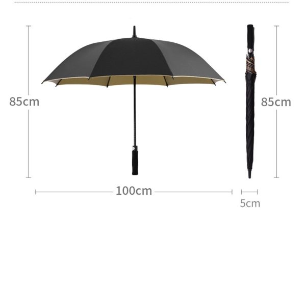 UV Protective Waterproof Polyester Umbrella with 8 Ribs