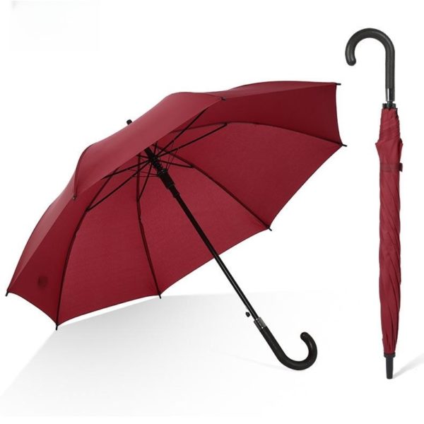 Classic Polyester Umbrella with Hook for Business