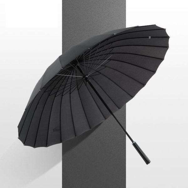 Large Weatherproof Umbrella w/ 24 Ribs