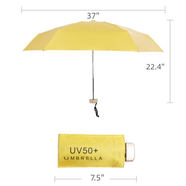 Mini Portable UV Protective Umbrella With Five Ribs