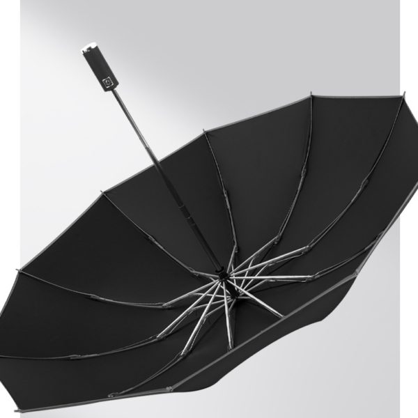 10 Ribs Windproof UV Protective Umbrella With Reflective Strips