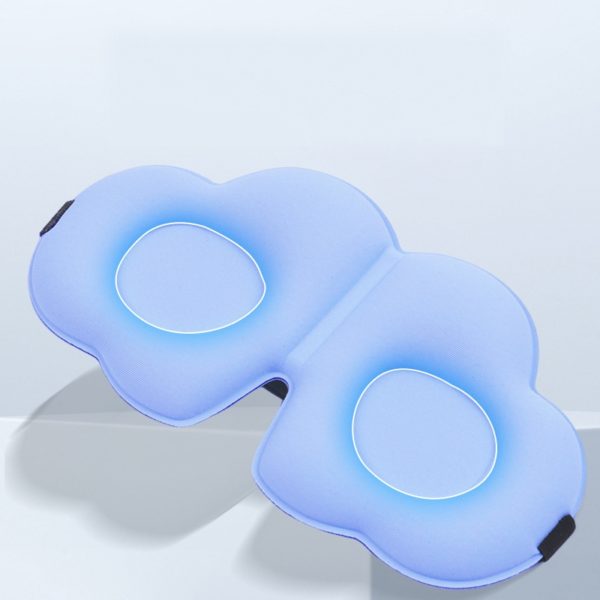 Soft Cloud Shape Blackout Fitted Sleeping Eye Mask