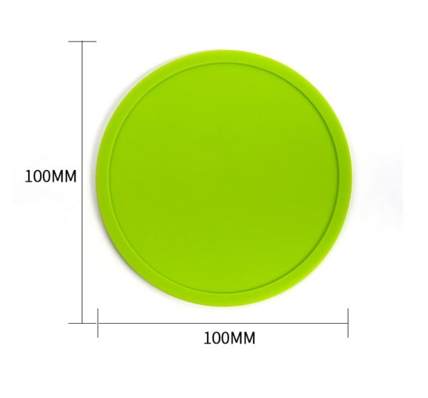 Multicolor Silicone Insulated Round Coasters