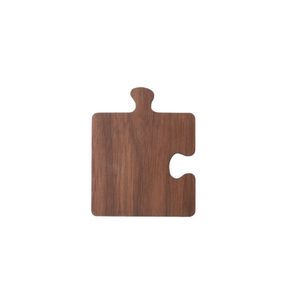 Wooden Puzzle Shaped Insulated Coasters 3.9 * 3.1 inches