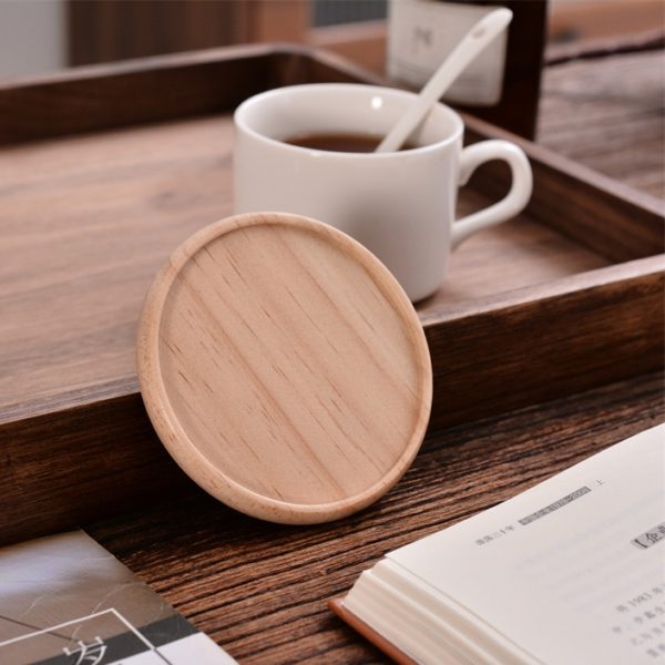 Wooden Insulated Round Coasters 3.5 inches