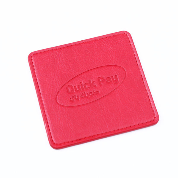 PU Leather Insulated Square Coaster