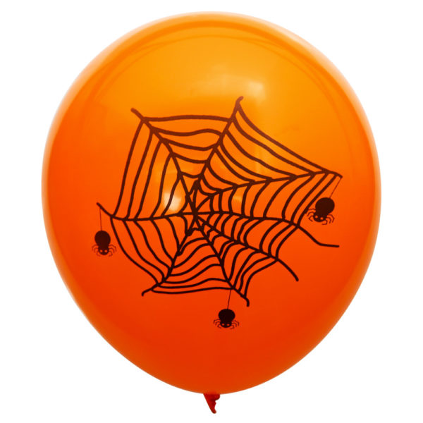 Orange 12 inches Halloween Pumpkin Balloons Cat Balloons for Party