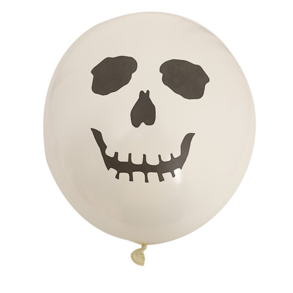 Off White 12 inches Halloween Bat Balloons Ghost Balloons for Party