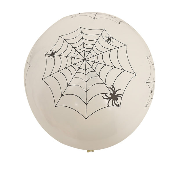 Off White 12 inches Halloween Bat Balloons Ghost Balloons for Party