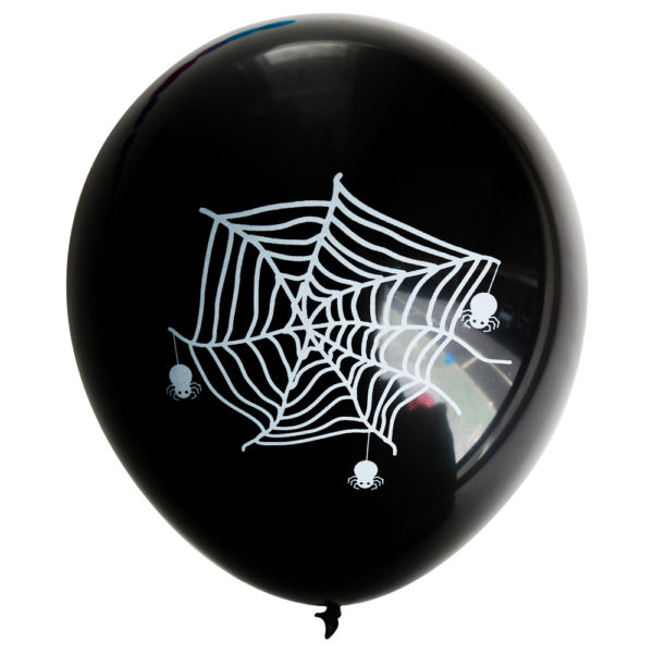 Black 12 inches Halloween Skeleton Balloons Witch Balloons for Party