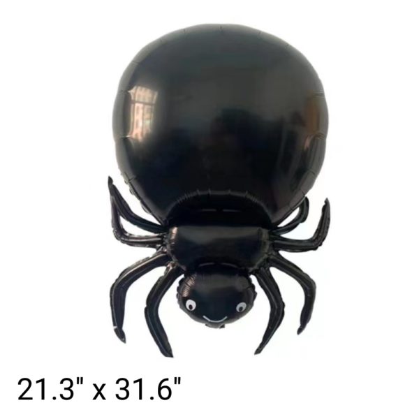 Halloween Balloons Spider Shaped Aluminum Foil Balloons