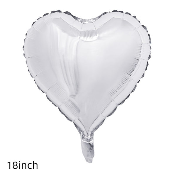 Multicolor Heart Shaped 18 inches Aluminum Foil Balloon