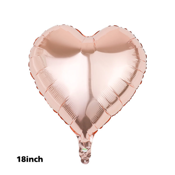 Multicolor Heart Shaped 18 inches Aluminum Foil Balloon