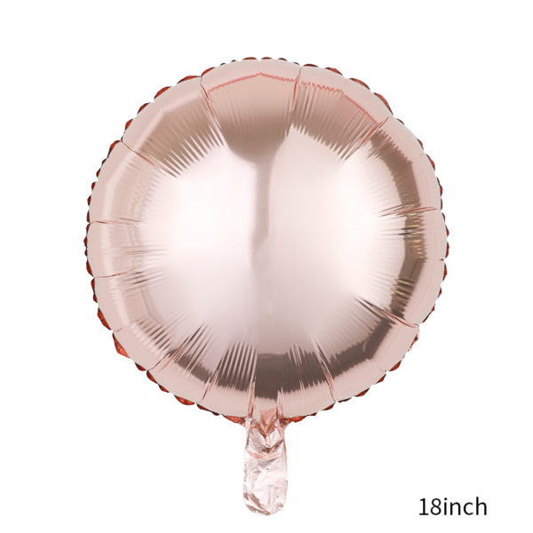 Multicolor Round 18 inches Aluminum Foil Balloon